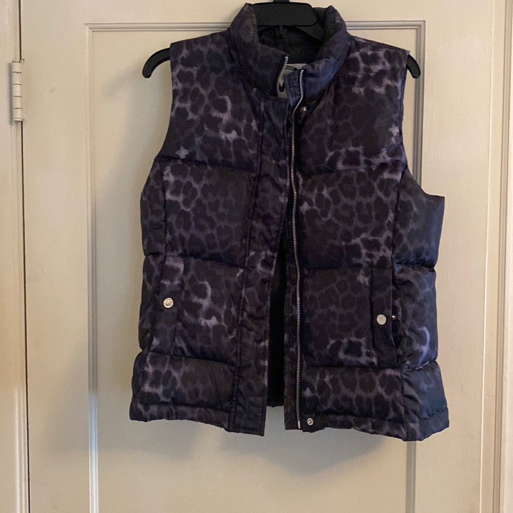 Michael Kors leopard print vest.
